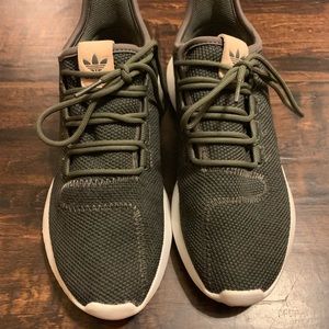 Dark Green Adidas Tubulars